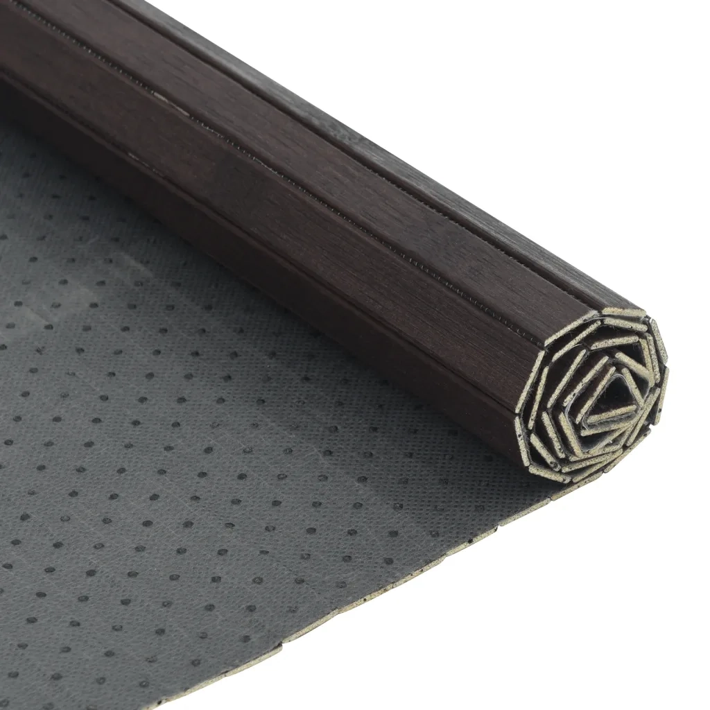 Tappeto Rettangolare Marrone Scuro 70x500 cm in BambÃ¹