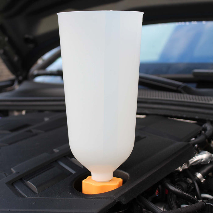 Set di imbuti per riempimento olio motore 8 pezzi Con prolunga e 6 adattatori Auto