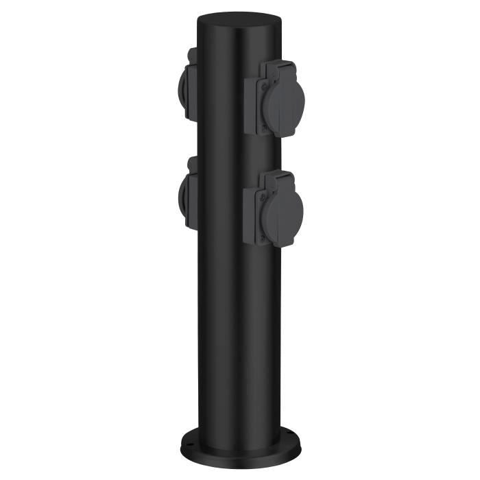 BRILLIANT - DODY Dissuasore con 4 prese colore nero - metallo/plastica E27 LED xW