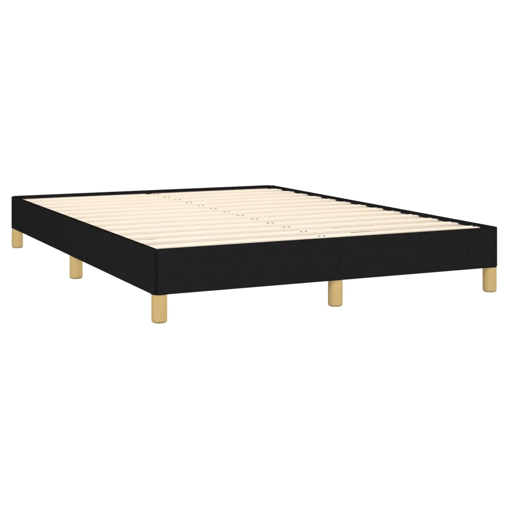 Giroletto senza Materasso Nero 160x200 cm in Tessuto 346828