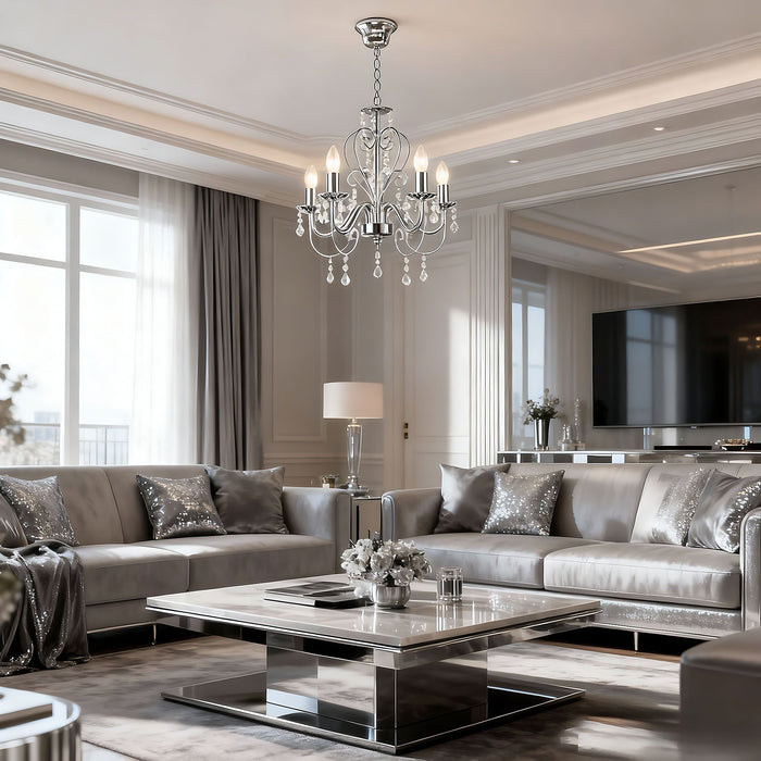 Lampada Da Soffitto Ebt008-5cp Chrome