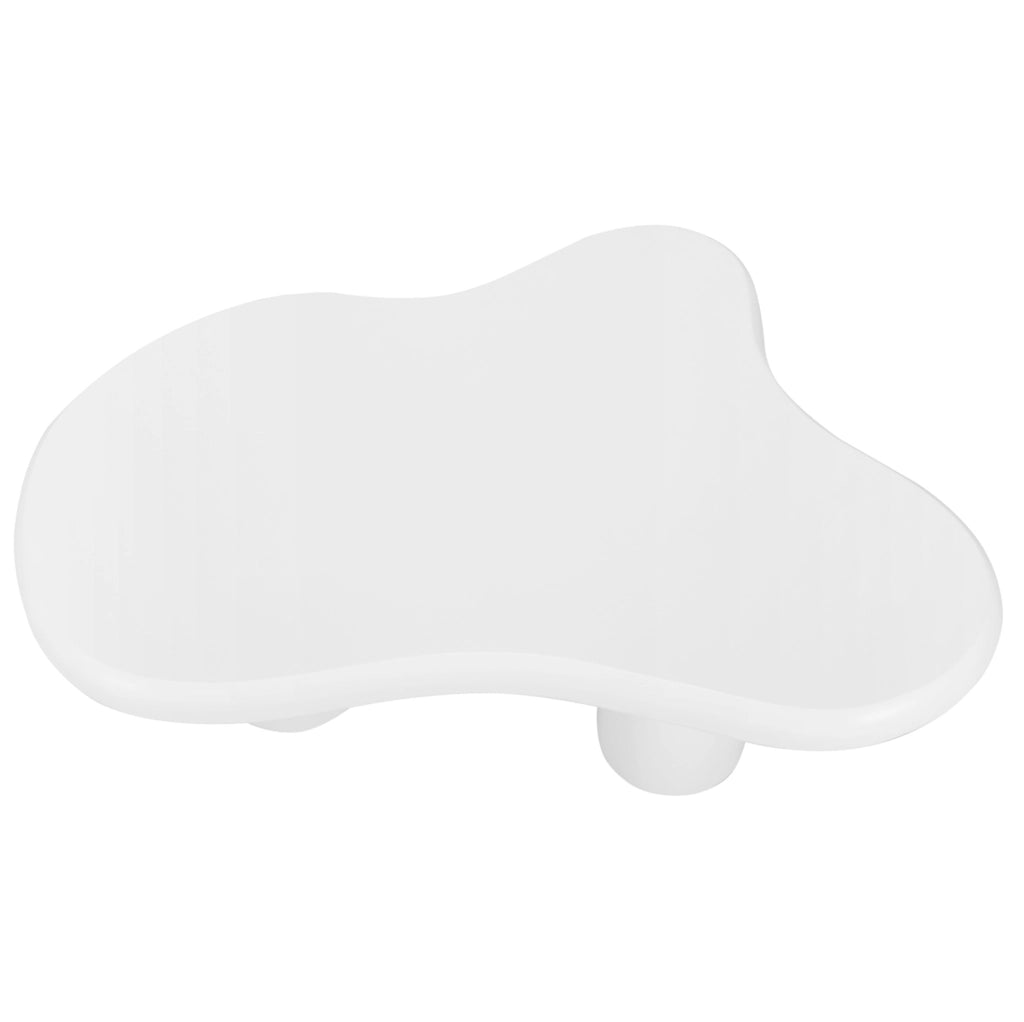 Tavolino a forma di nuvola in MDF bianco