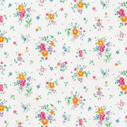 PLASTICA ADESIVA 2494 HOME DECO - FIORATO BIANCO H.CM 45 L.MT 15- 1 pezzi