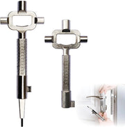 Set di chiavi per costruzioni da 2 - Chiavi universali - Chiavi per architetti - Lunghe/Corte - Chiavi per costruzioni - Chiave a dente a zigrinatura - Resistente alla corrosione - Chiave universale 

 o   2PCS