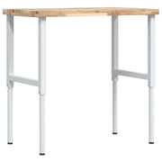 Banco Lavoro 100x60x(73-99,5) cm Legno di Acacia Rettangolare CFW6836594