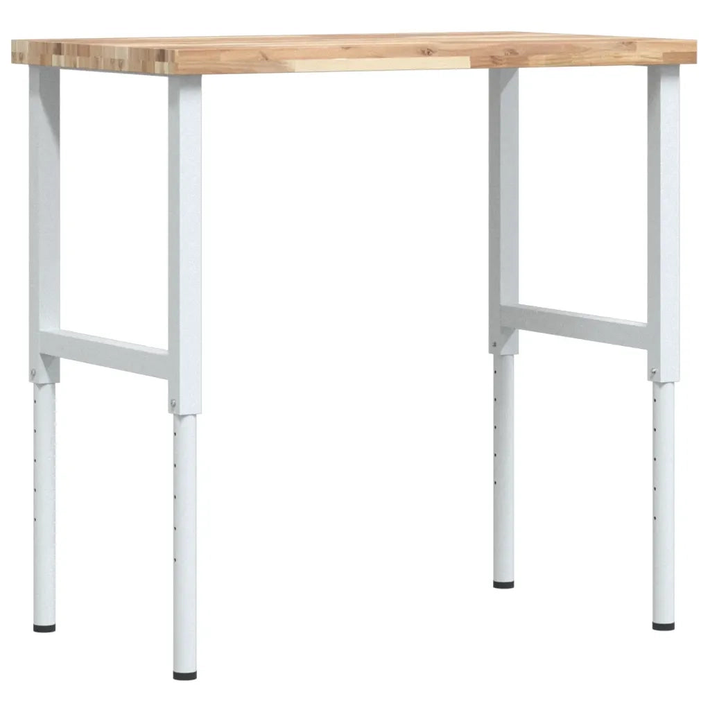 Banco Lavoro 100x60x(73-99,5) cm Legno di Acacia Rettangolare CFW6836594