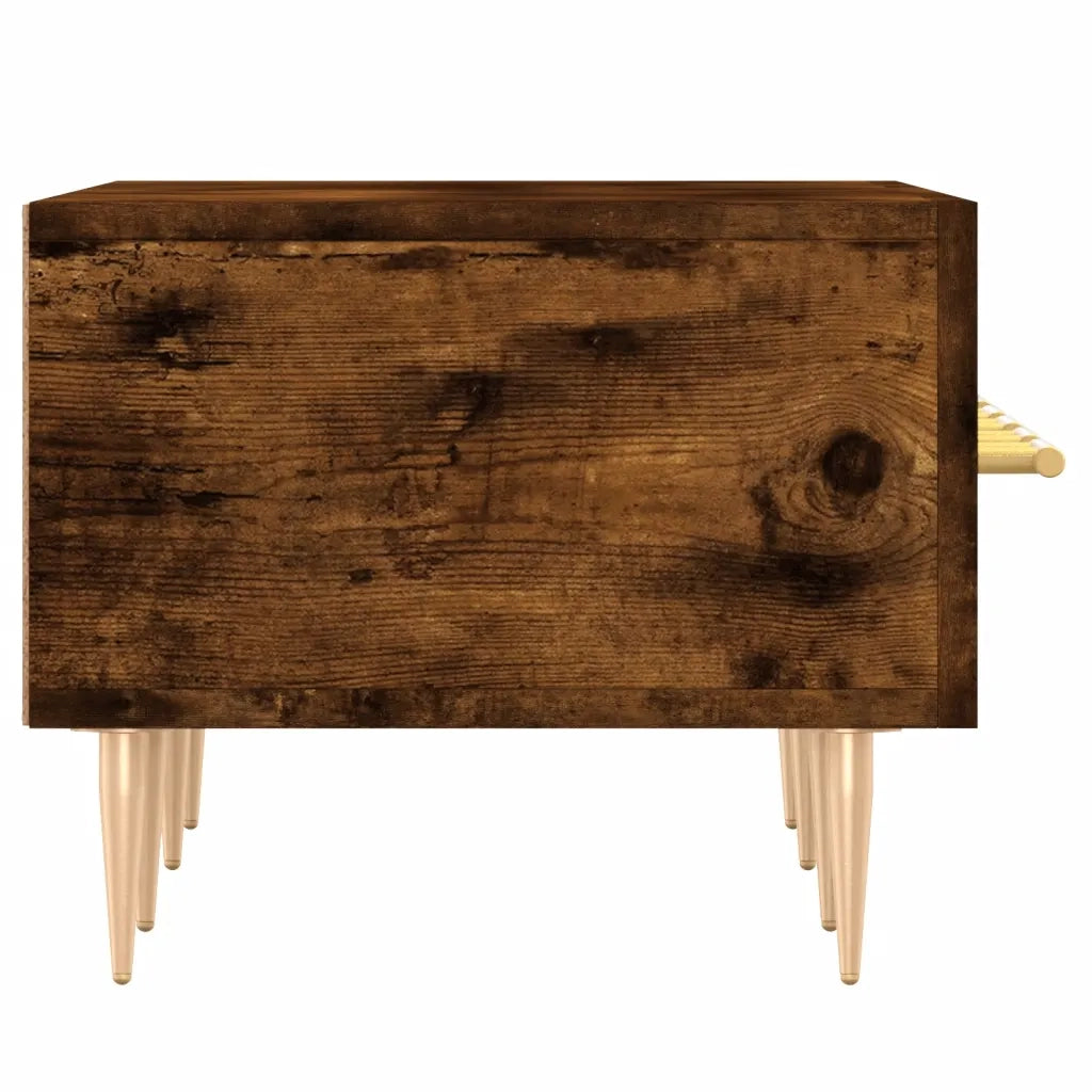 Mobile Porta TV Rovere Fumo 150x36x30 cm in Legno Multistrato 829145