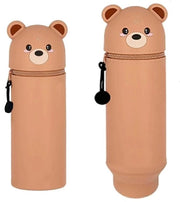 Etui con rits, etui con bottiglia, etui in piedi, 2-in-1 borsa di silicone morbida, etui, etui cartoon, etui con grande capacità