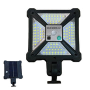 Trade Shop - Faro Lampione Stradale Con Pannello Solare Sensore Di Movimento Led Telecomando -