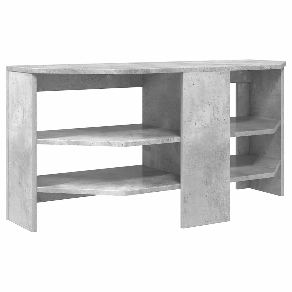 Mobile TV Angolare-Credenza per TV-Console TV Grigio cemento 102 x 40,5 x 45 cm
