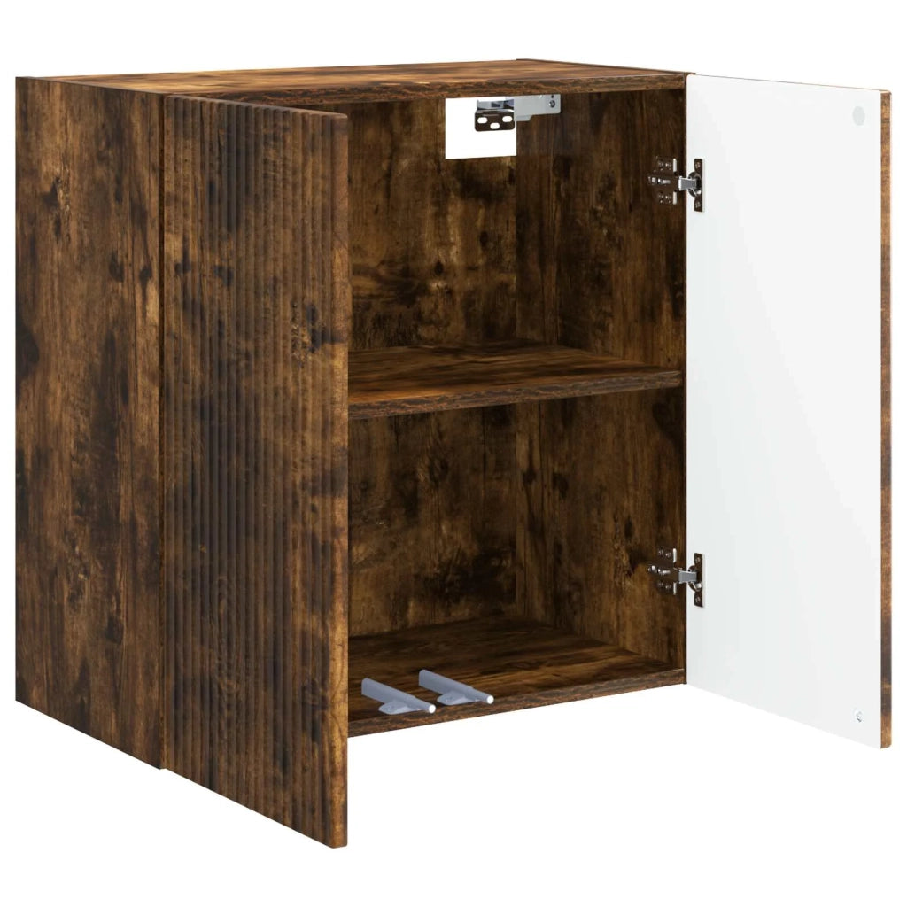 Mobiletto a muro Rovere Fumo 59 x 31 x 60 cm 898410