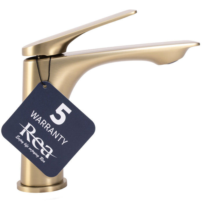Rubinetto Da Bagno Rea Avalon Brush Gold Low