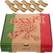 Decine di piccole scatole per pizza da buttare - confezione regalo per pizza - spedizione e conservazione - torte e biscotti - 17,8 cm