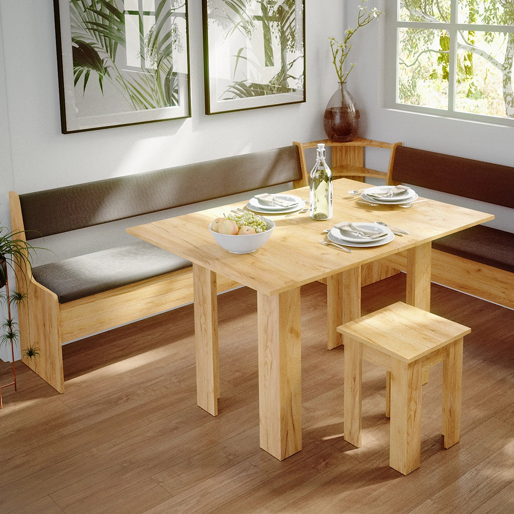 Vicco Panca ad angolo Quercia dorata 166.6 x 41.5 cm