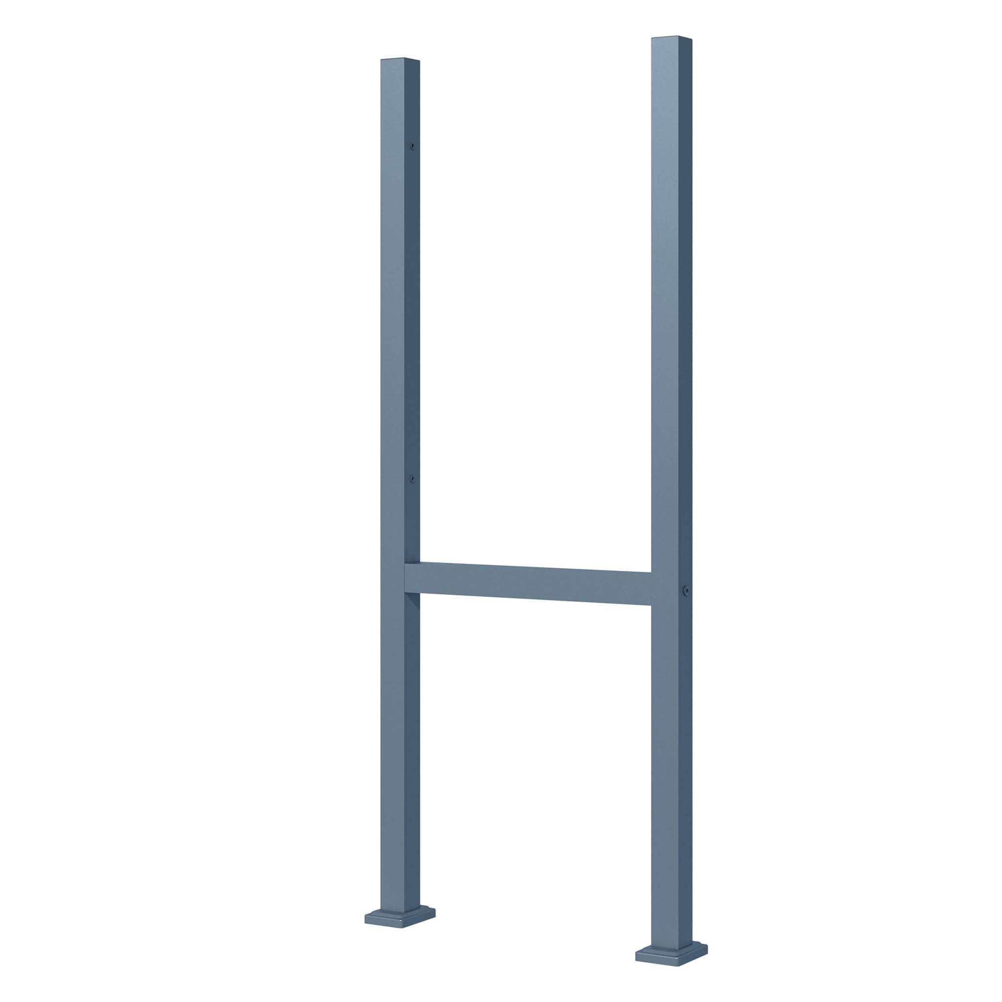 Toboli Supporto per cassetta della posta per pacchi Antracite Stand con 2 pali Base