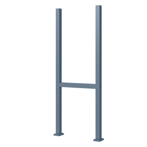 Toboli Supporto per cassetta della posta per pacchi Antracite Stand con 2 pali Base