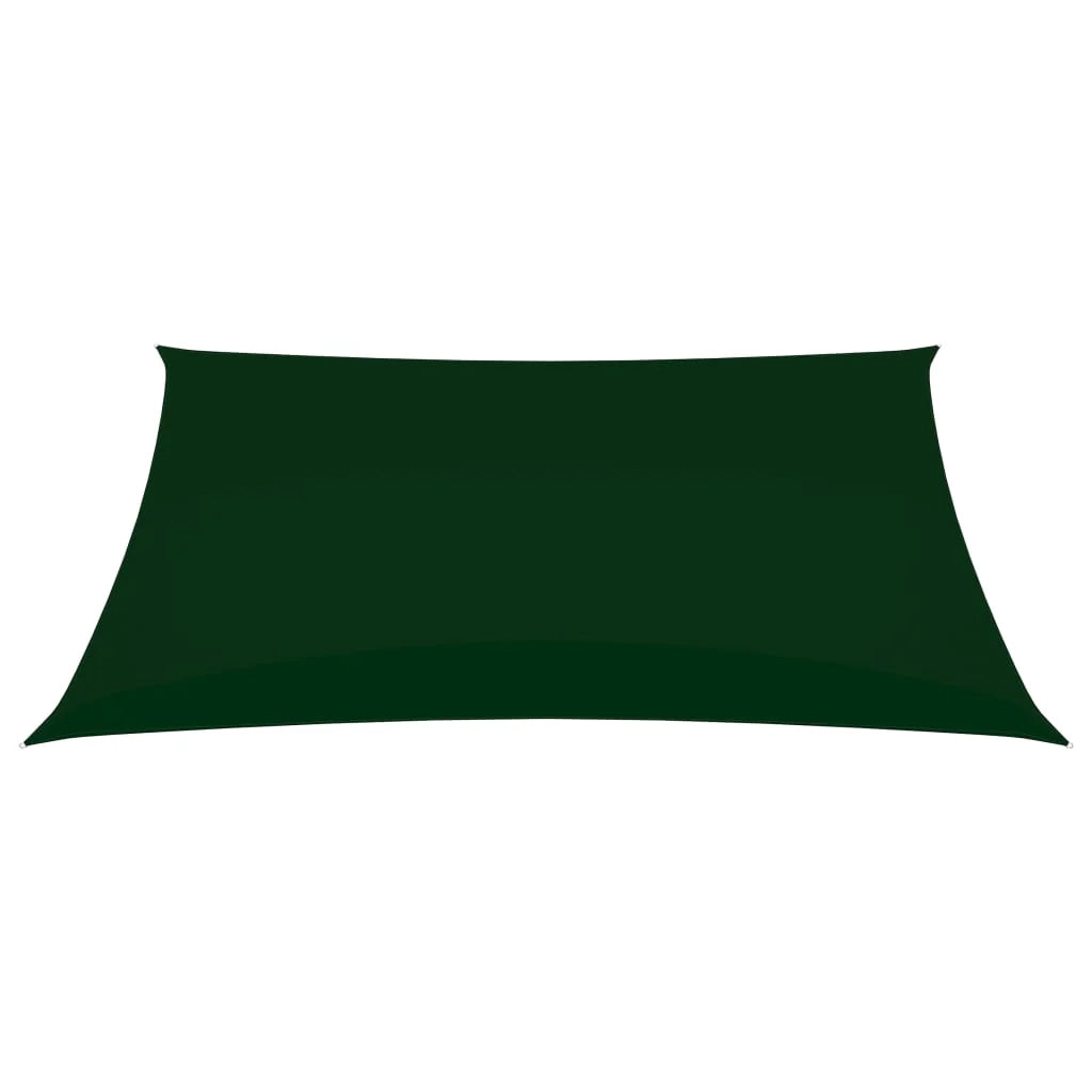 Vela ombreggiante rettangolare in tessuto Oxford 3,5 x 4,5 m verde scuro 02_0009650