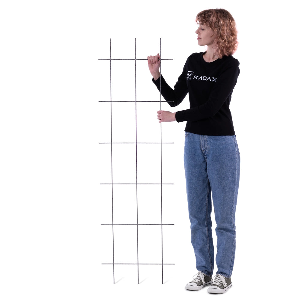 Traliccio da giardino in metallo KADAX per piante, fiori, scala per rampicanti, 45x150 cm, robusto