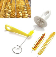 Macchina per tagliare patate - Plastica - 5 Set - Rotazione - Meccanismo di taglio a spirale