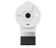 ORIGINAL Logitech Accessori per computer Bianco 960-001442 Webcam Logitech Brio 300 Webcam Full HD con Otturatore Privacy, Mic con Riduzione del Rumore, USB-C, Certificata per Zoom, Microsoft Teams, Google Meet, Correzione Automatica della Luce, Bianco