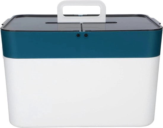 Scatola di conservazione in plastica - Cassetto per cucire - Grande capacità - Maniglia - Cucire medicinali - Make-up - Accessori capelli Scatola di conservazione
