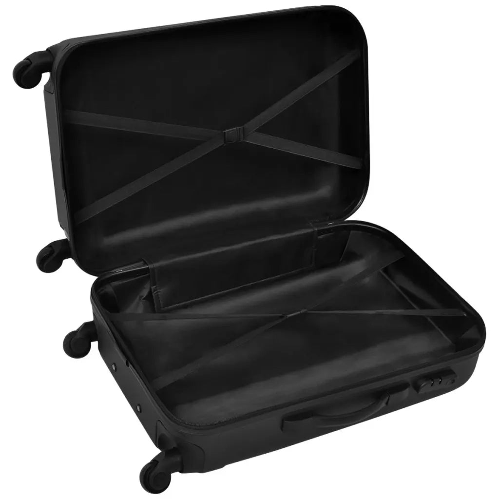 Set Trolley Rigidi 3 pz Nero 91141