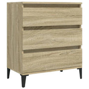 Buffet credenza cassettiera armadio mobile contenitore organizer cucina soggiorno rovere Sonoma 60 x 35 x 70 cm legno ingegnerizzato marrone 02_0031615