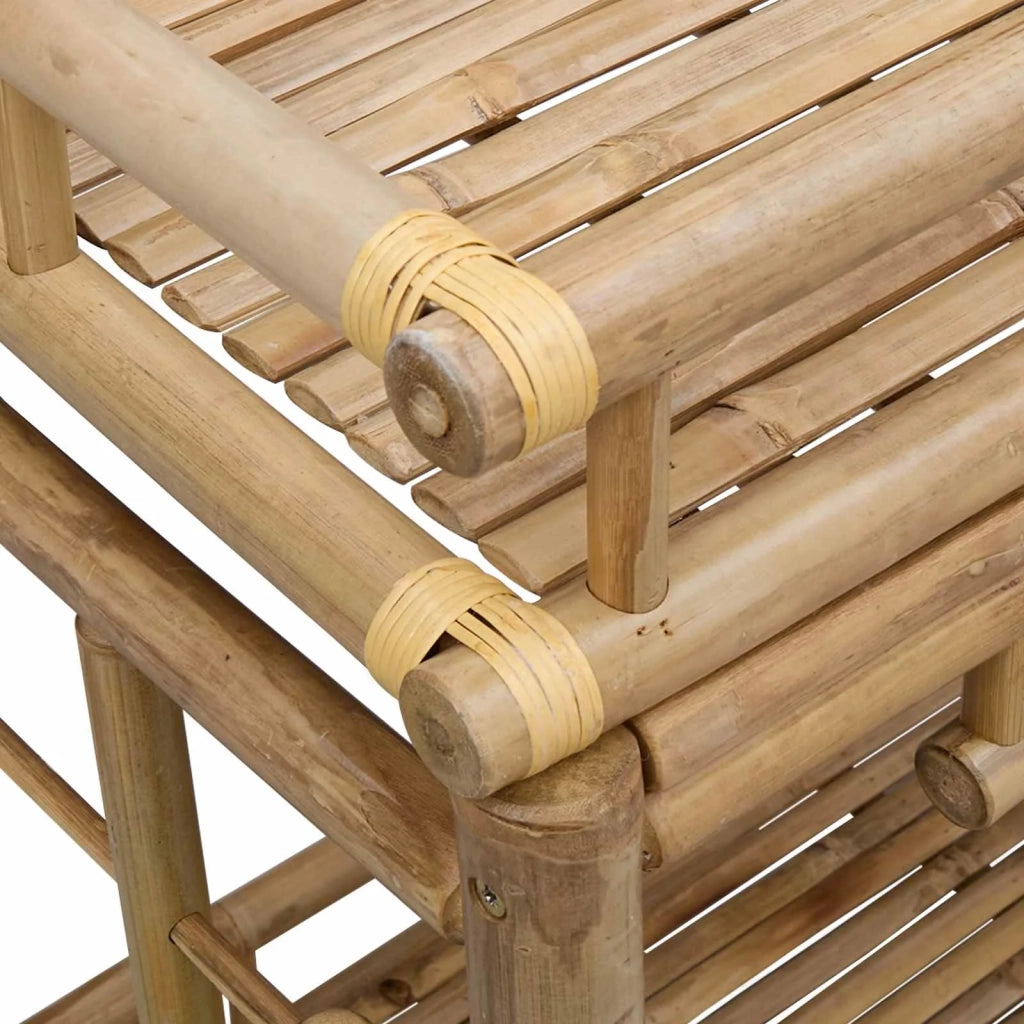 Carrello da vino con ruote Naturale 85 x 50 x 93 cm Bambù 42028241