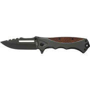 COLTELLO DA TASCA MANICO IN LEGNO E ALLUMINIO 21 cm - AUSONIA