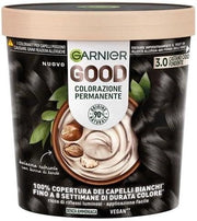 SET 2 GARNIER GOOD TINTA CAPELLI 3.0 CASTANO CIOCCOLATO FONDENTE COLORAZIONE PERMANENTE SENZA AMMONIACA 90% NATURALE