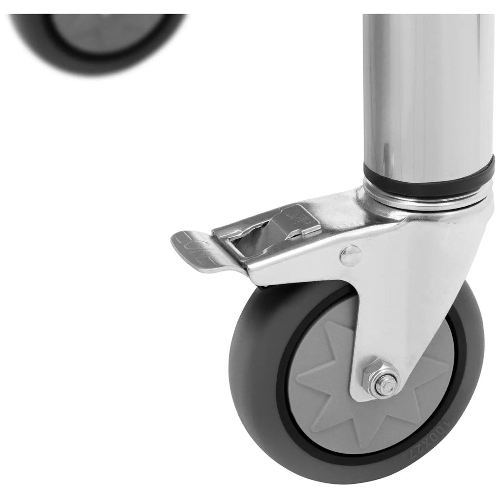 Tavolo da lavoro professionale da cucina Premium 60 x 90 cm 145 kg acciaio inox 14_0010023
