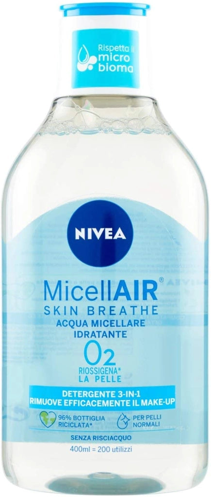 NIVEA ACQUA MICELLARE  PER PELLI NORMALI IN FORMATO DA 400 ML