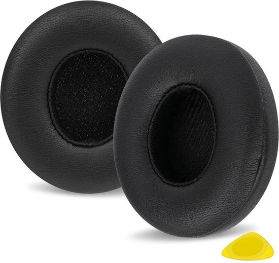 Versetture Orecchie per Casco - Basi Orecchio per Cuffie - Comfortevoli Muffe per le Orecchie - Nero - Coperture per le Orecchie per Casco - Adatto per Beats Solo 4 - Muffe per Casco