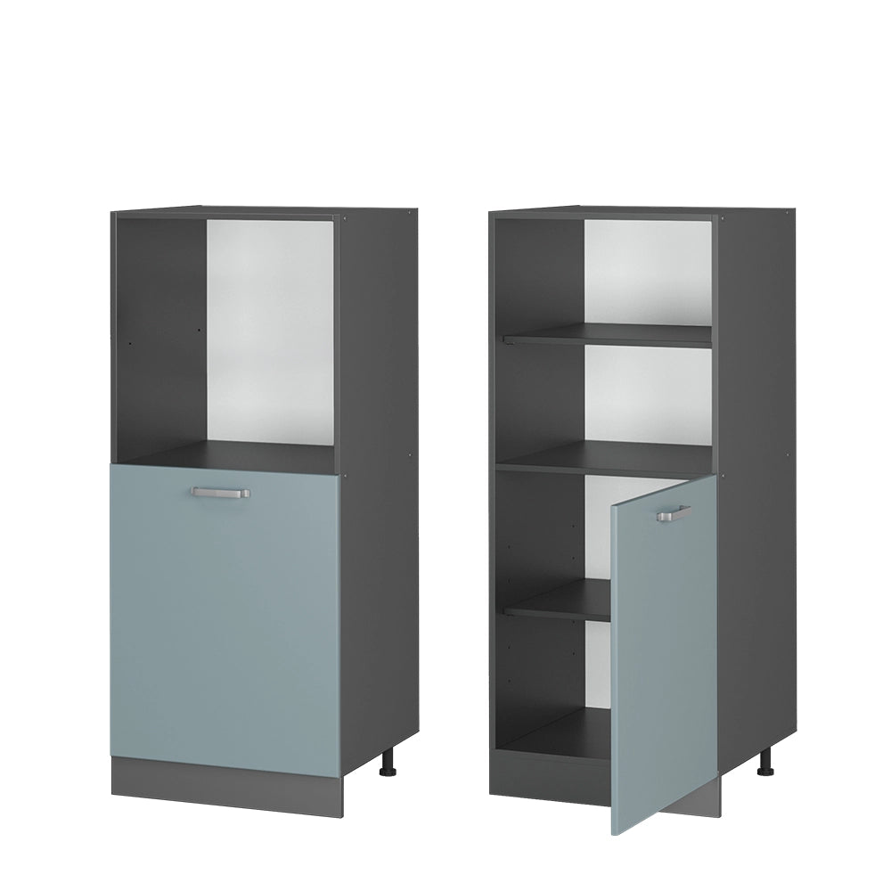 Vicco Mobile per forno da incasso Grigio-blu 60 cm