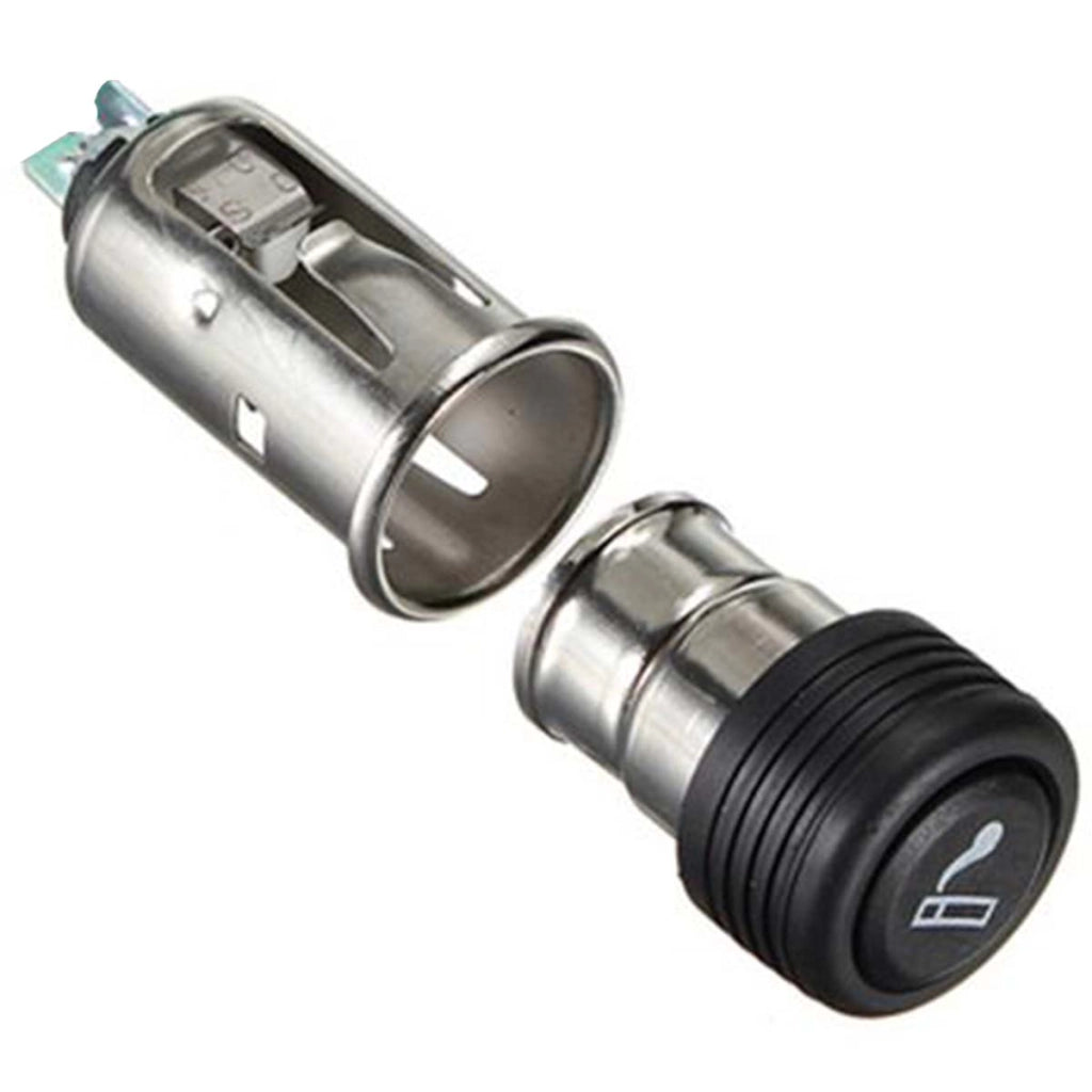 Accendisigari per auto 12V universale a riscaldamento rapido Nero / Argento Avizar