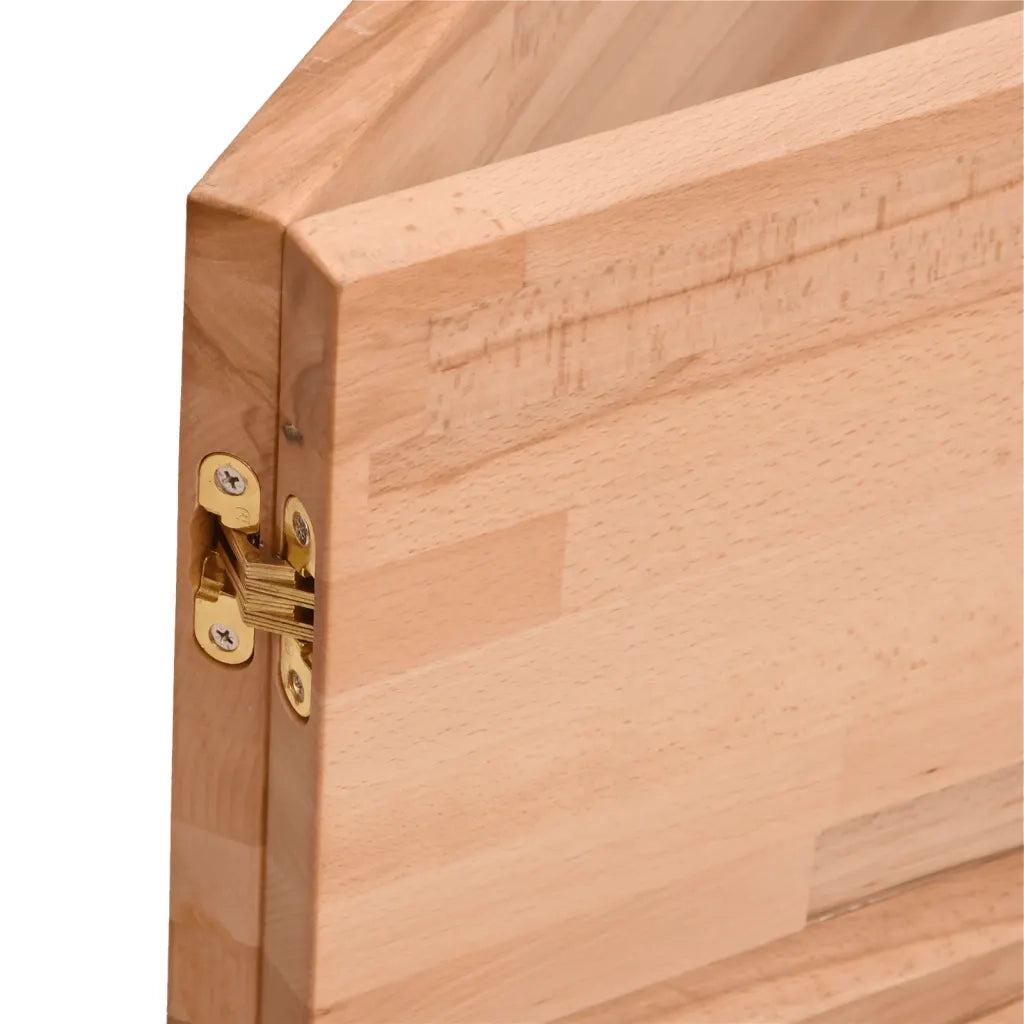 Banco da Lavoro 180x55x81,5 cm Legno Massello Faggio e Metallo 3188906