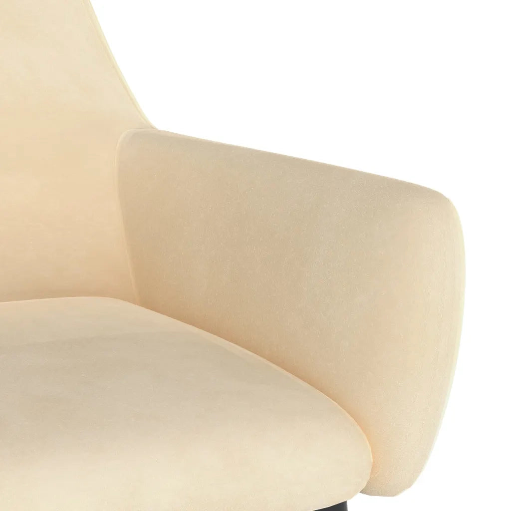 Sedie da Pranzo 2 pz Crema in Velluto 323113