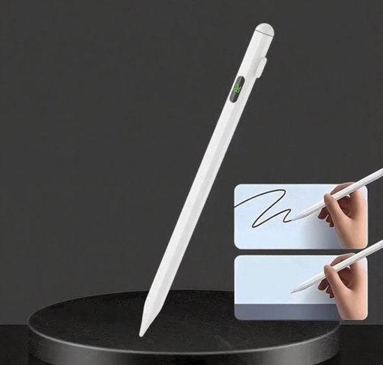 Stilo touchscreen universale per iPad/iPhone/Samsung (escluso S Pen)/Xiaomi e altri dispositivi, stilografico per tablet con display di batteria
