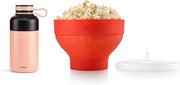 Set di Popcorn in Silicone + Fiasco Termico in Acciaio Inox 300ml