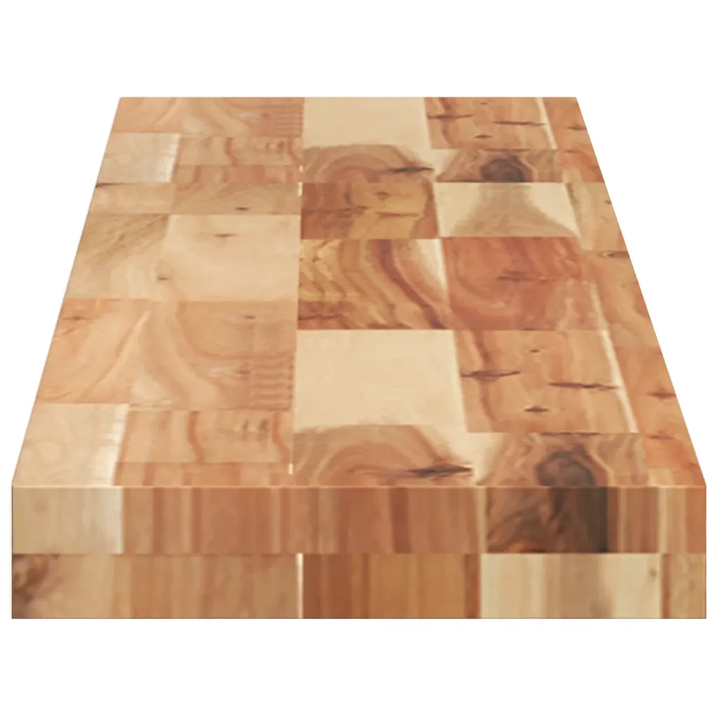 vidaXL Mensole da Parete 2 pz 120x20x4 cm Legno Acacia Rifinito a Olio