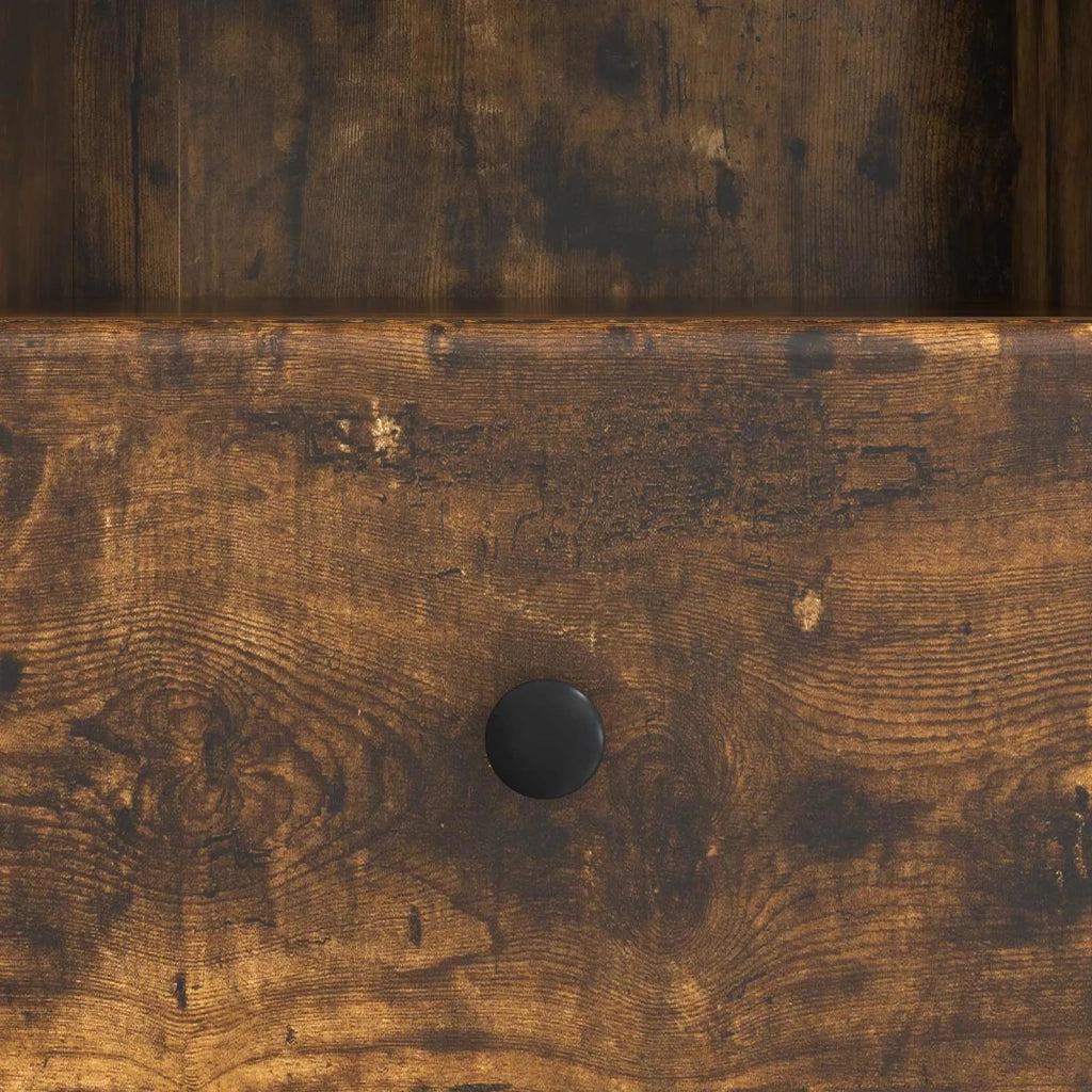 Mobile TV | Armadietto TV | Mobile Porta TV Rovere Fumo 102 x 34,5 x 50 cm Legno ingegnerizzato