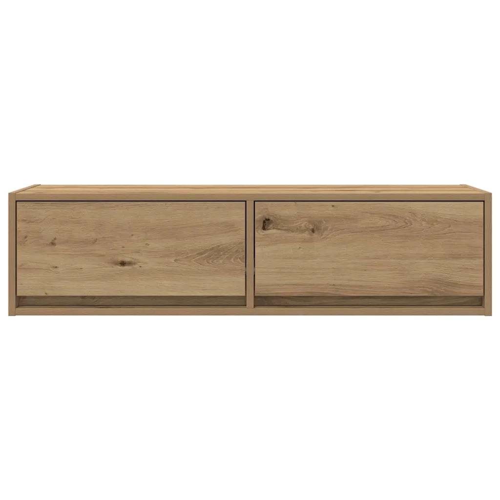 Mobile TV con cassetto rovere artigianale 100 x 31 x 25,5 cm 861534