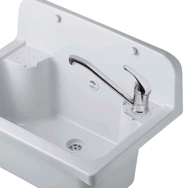 PILOZZO MAXI da muro in PP - Dim: 55 X 37 cm - Completo di GRIGLIA - CR - Colore: BIANCO LUCIDO