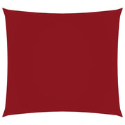 Vela ombreggiante/ombrellone quadrato 2 x 2 m in tessuto Oxford rosso 02_0009472