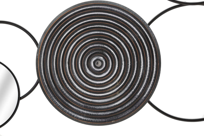 Pannello da Muro Triby 106,5x4,5x52 cm in Ferro Poliestere