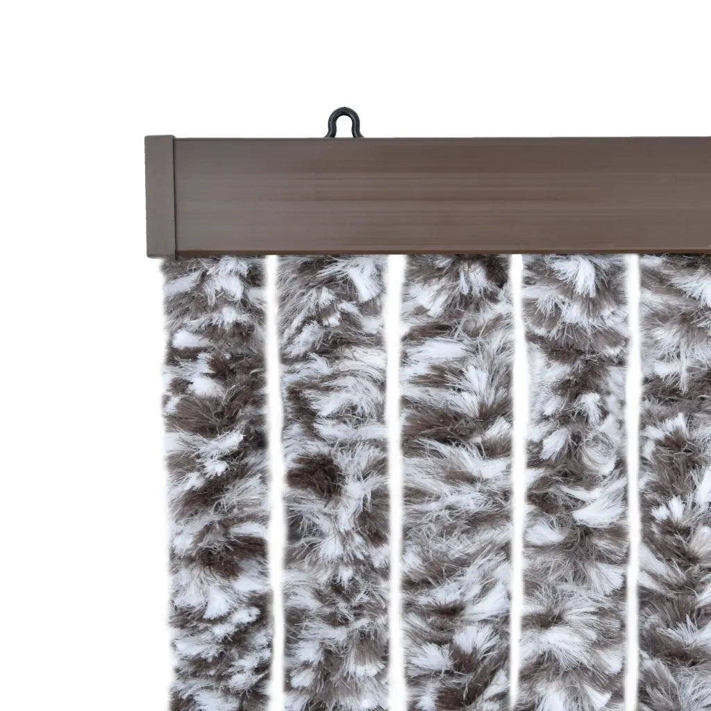 Zanzariera Marrone e Beige 56x185 cm Ciniglia CFW4118194