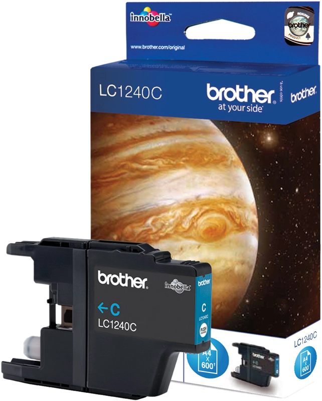 Brother LC1240C cartuccia d'inchiostro 1 pz Originale Ciano