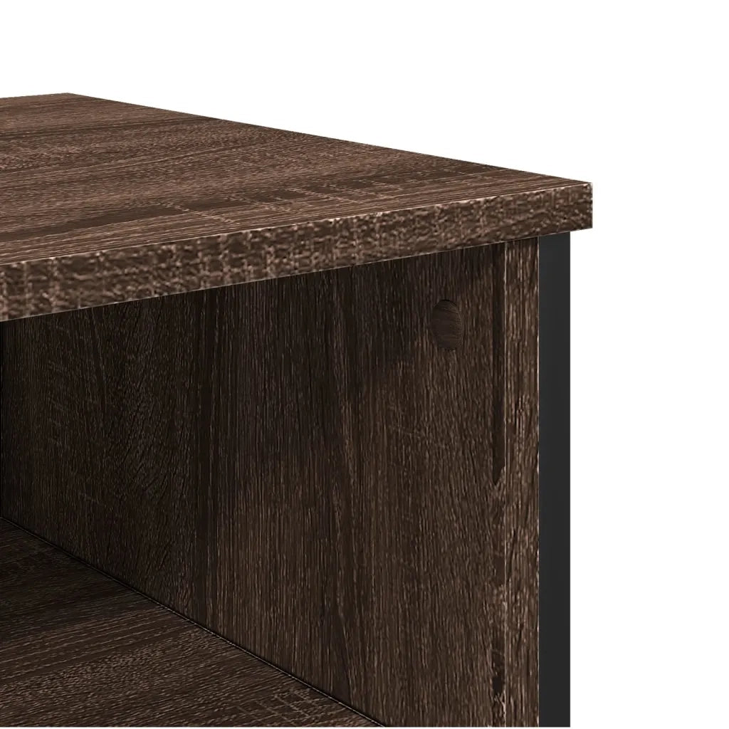 Tavolo Consolle Rovere Marrone 100x35x74,5 cm in Truciolato