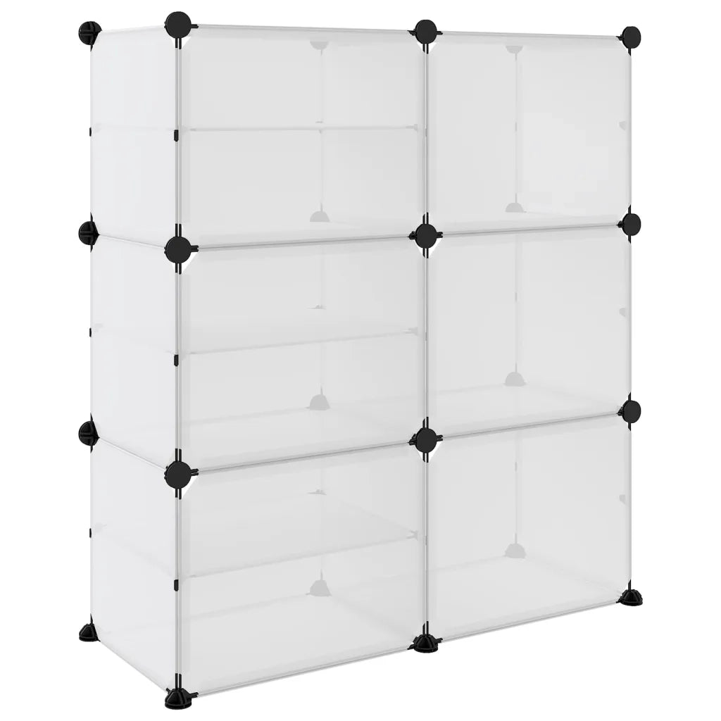Scarpiera Trasparente 84x31,5x93 cm in PP 340568