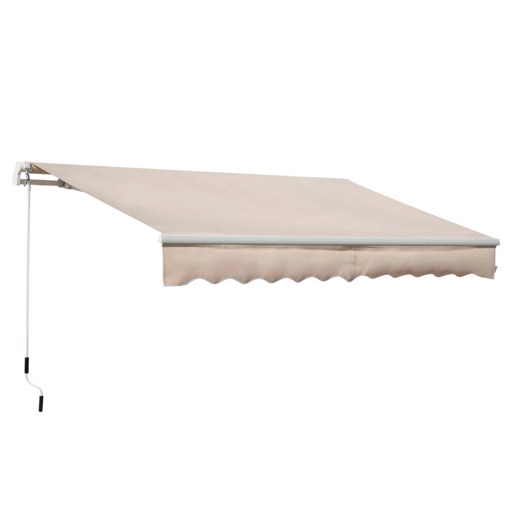 Tenda da Sole Bracci Avvolgibile Esterno ¨C zephmum ¨C Beige 295x200 cm